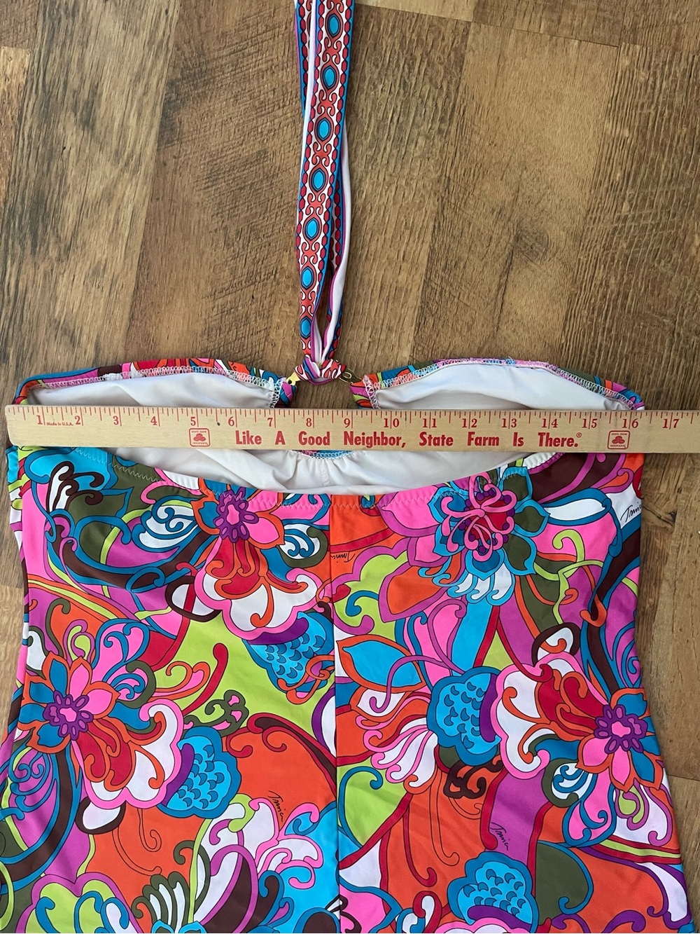 Trina TurkVibrant Multicolor Floral Tankini Top - Picture 5 of 9